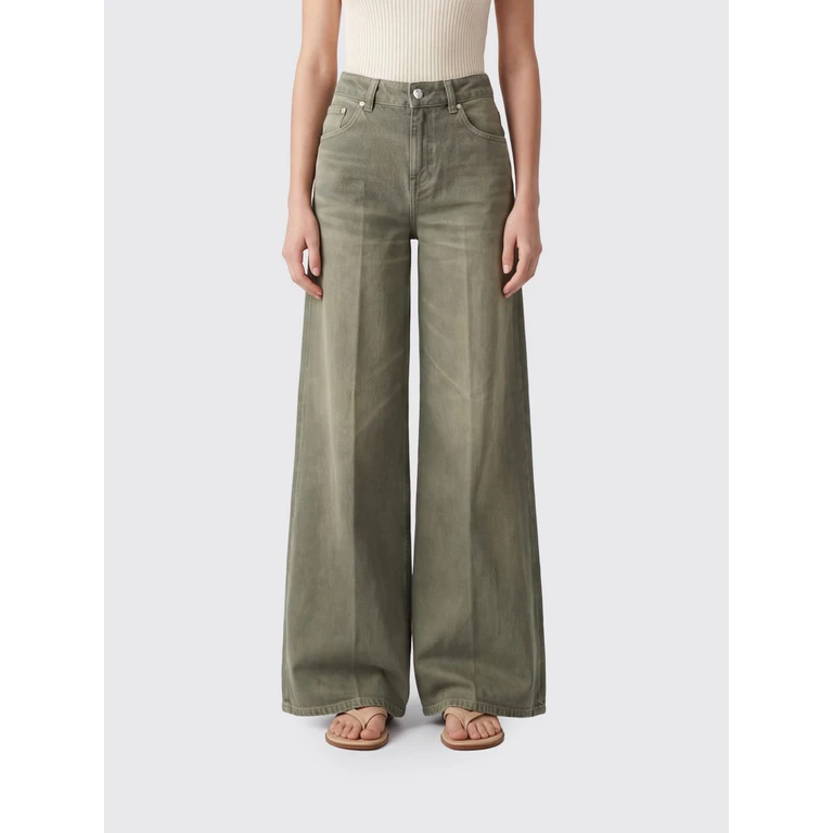 Jeans Woman color Green (DP775BSE037YK13608)