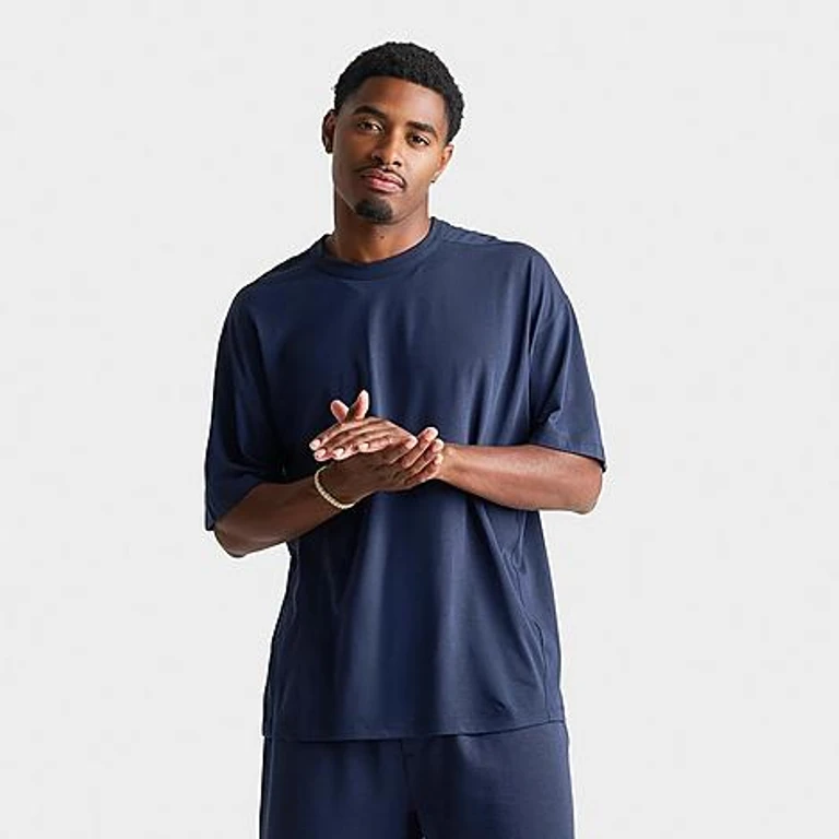 Men's 24.7 ImpossiblySoft Light Dri-FIT T-Shirt in Obsidian/Black/Dark Obsidian Size: Small