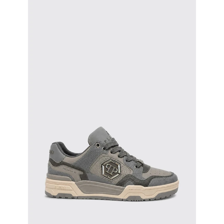 Predator V2 Low-Top Leather Trainers with Hexagon Logo (FAFSUSC0997PLE010N10)