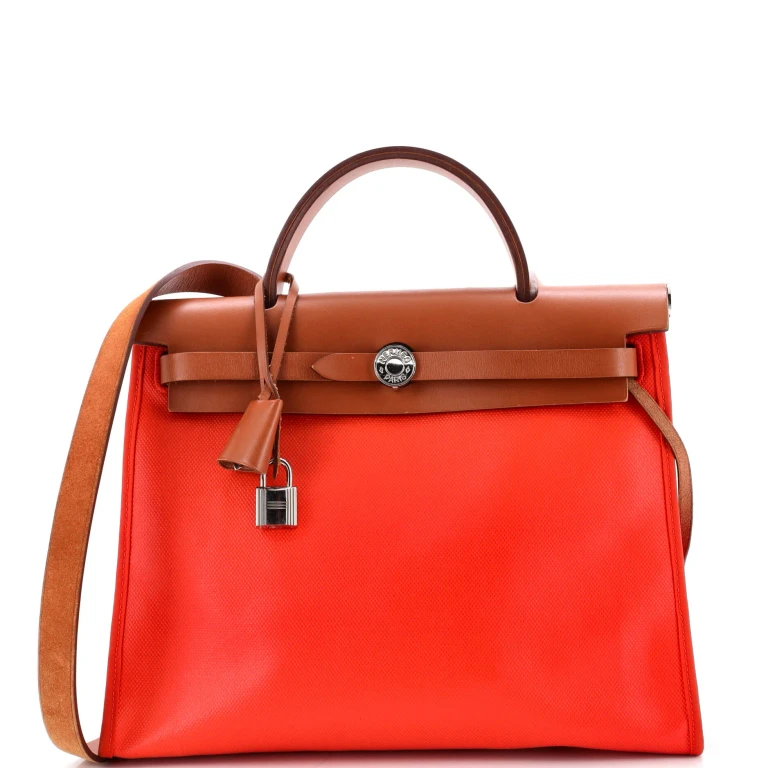 Herbag Zip Berline Vache Canvas and Leather 31