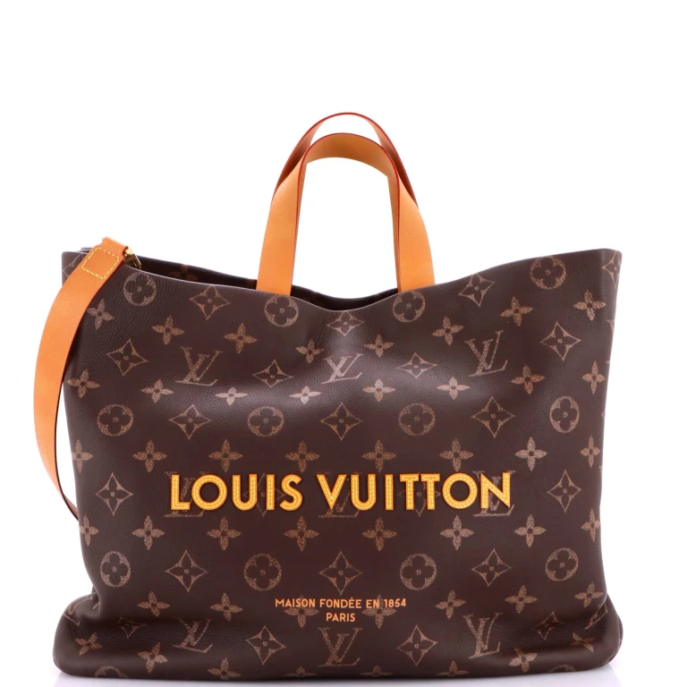 Shopper Tote Monogram Leather MM