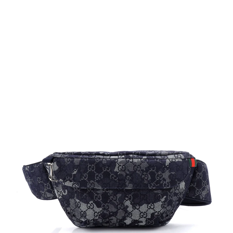 Belt Bag Camouflage GG Denim