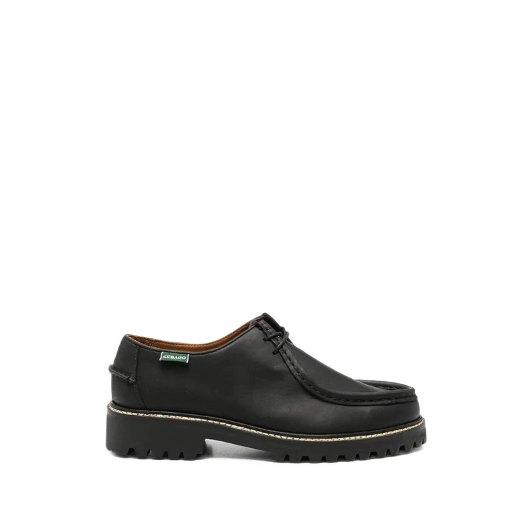 Opal Derby Shoes in Smooth Leather with a Lug Rubber Sole (74114NW924)