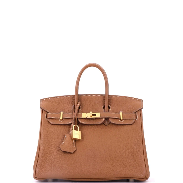 Birkin Handbag Gold Togo with Gold Hardware 25