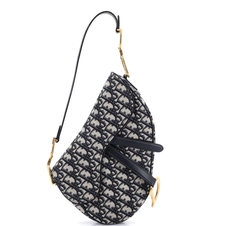 Saddle Handbag Oblique Canvas Medium