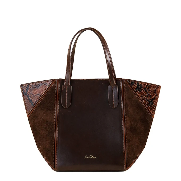 West Small Leather Convertible Crossbody Tote