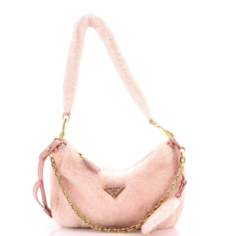Re-Edition Shoulder Bag Shearling Mini