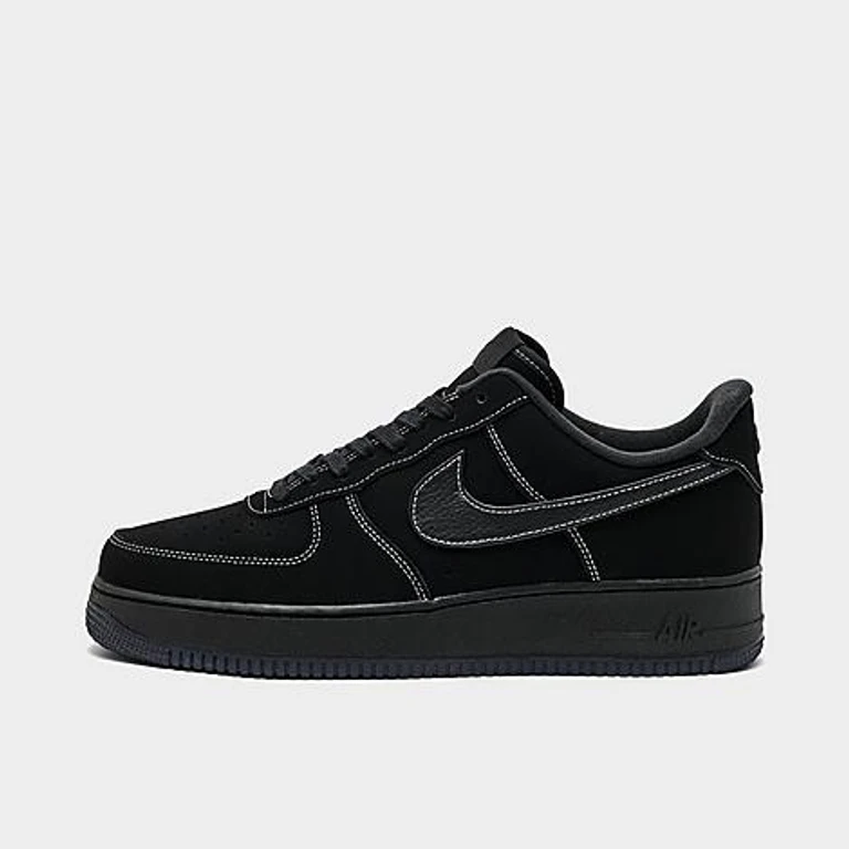 Men's Air Force 1 '07 LV8 Casual Shoes in Wolf Grey/Black Size: 7.5