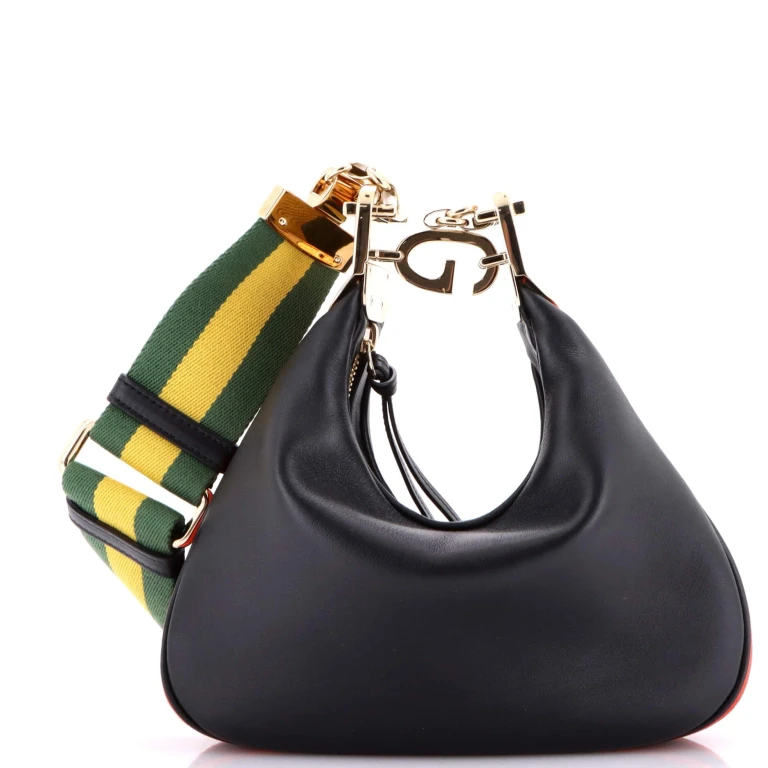 Attache Shoulder Bag Leather Small