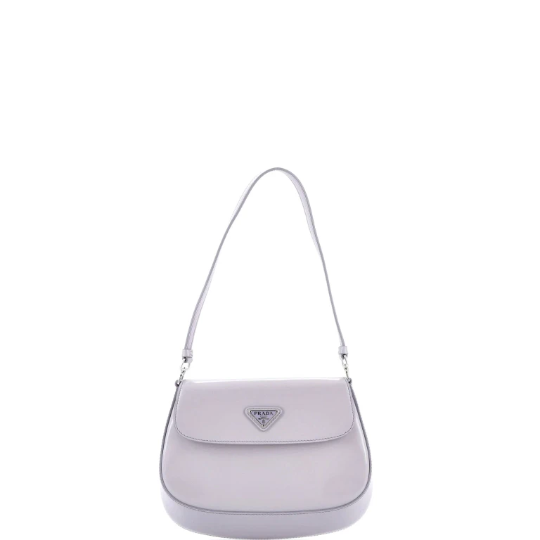 Cleo Flap Shoulder Bag Spazzolato Leather Small