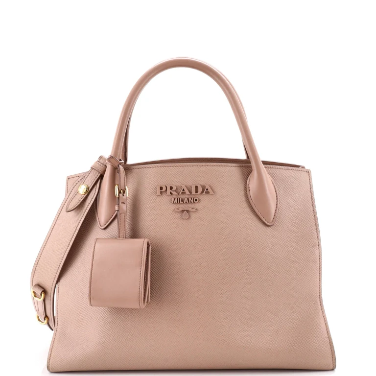 Monochrome Tote Saffiano with City Calf Medium