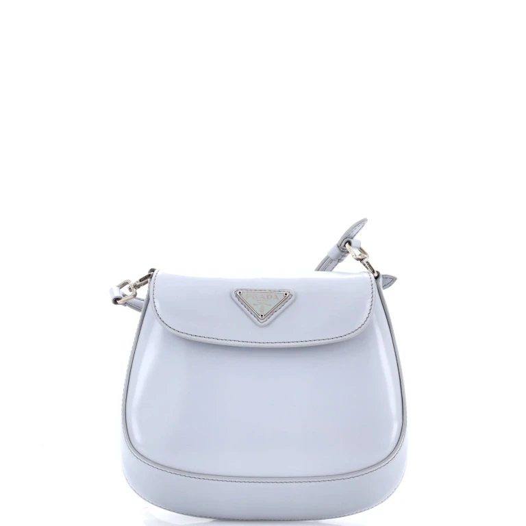Cleo Flap Shoulder Bag Spazzolato Leather Mini