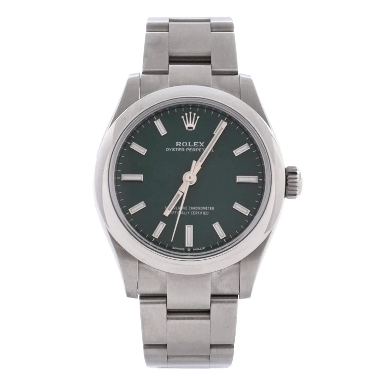 Oyster Perpetual Green Automatic Watch Stainless Steel 31