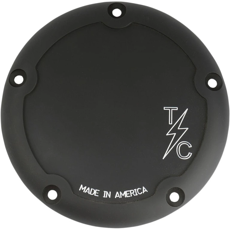 TSC-3011-4 - Thrashin Supply Co Classic Derby Cover For Harley Davidson FLD 1690 2012-2013 - Black
