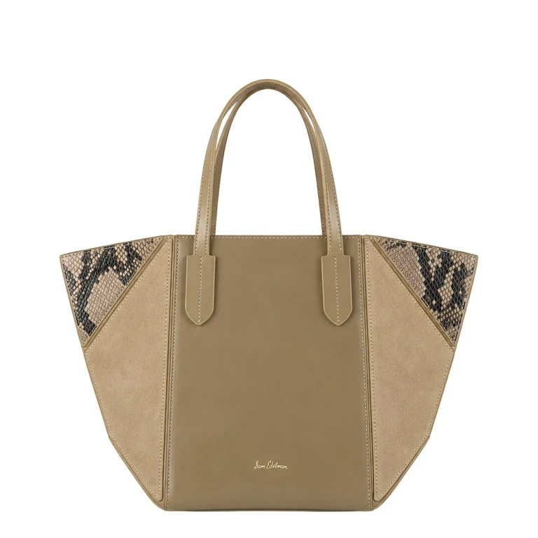 West Small Leather Convertible Crossbody Tote
