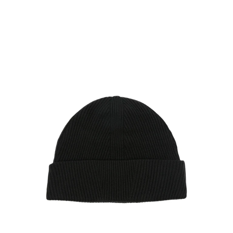 Ribbed-knit Beanie Hat