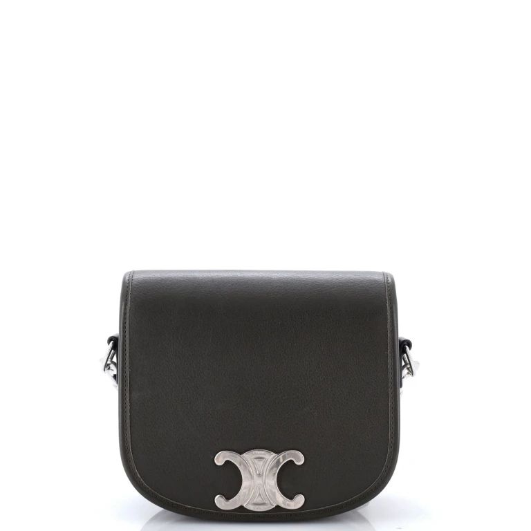 Besace Triomphe Shoulder Bag Leather Small