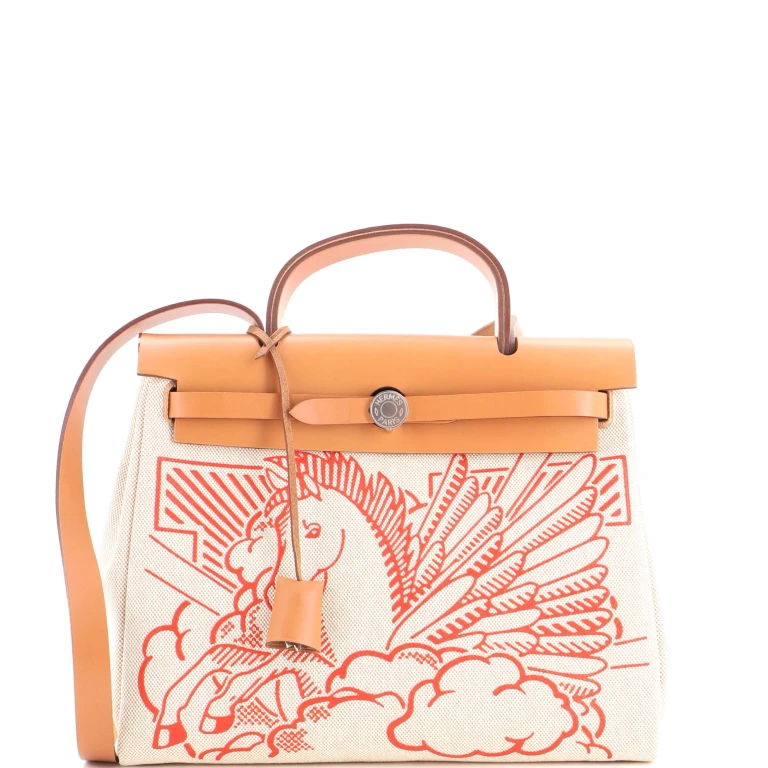 Herbag Zip Pegase Pop Toile and Leather 31