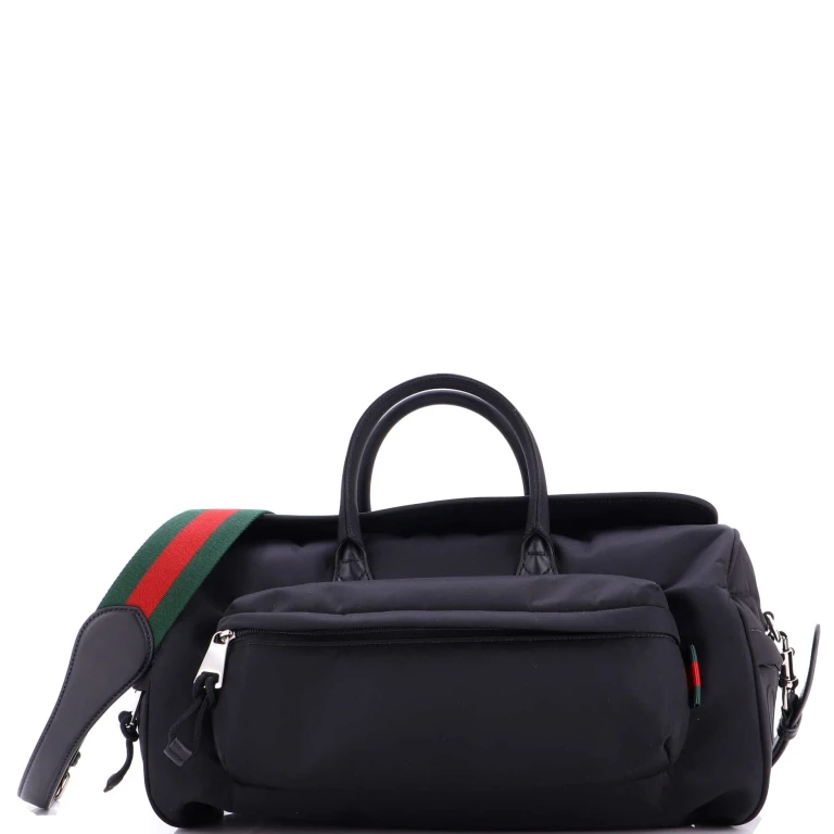 Convertible Front Pocket Duffle Bag Nylon Medium