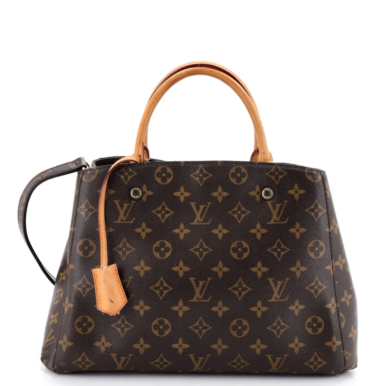 Montaigne Handbag Monogram Canvas MM