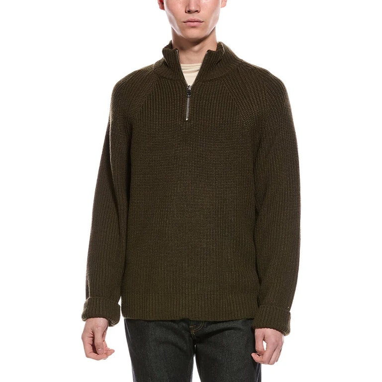 Slate & Stone Ribbed 1/4-Zip Mock Neck Sweater