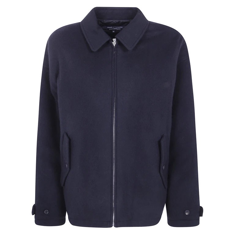 COMME DES GARCONS HOMME Coat Reversible Padded Wool Caban