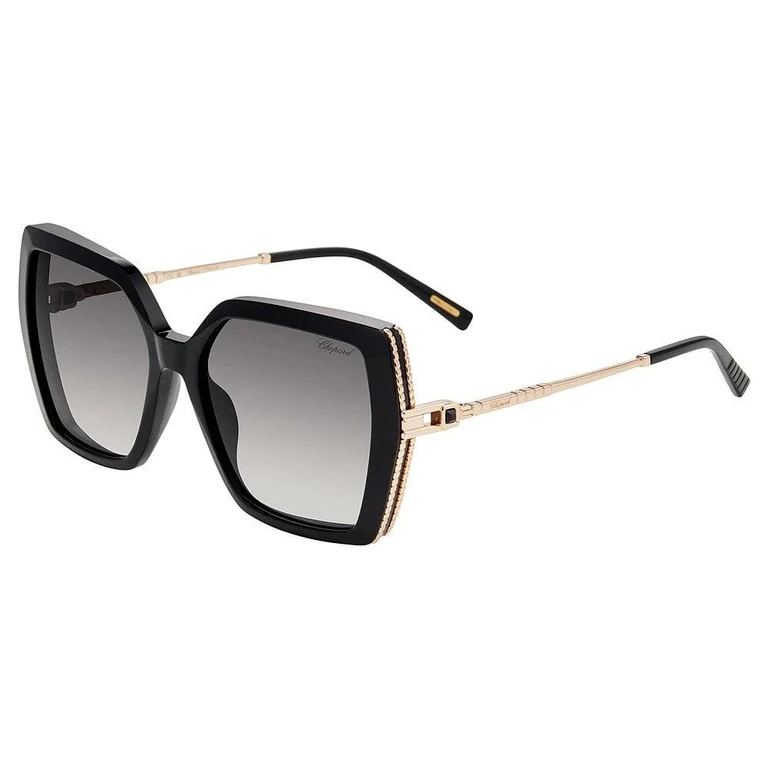 Smoke Gradient Square Ladies Sunglasses SCH404S 0700 56