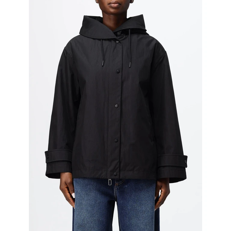 Cynia Chia Elva Short Technical Fabric Trench Coat with Hood (CYNIACHIAELVA901)
