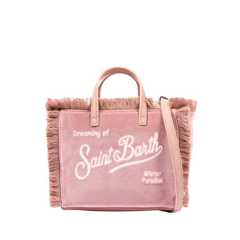 Handbag Velvet Pink "Vanity" Mini Tote Bag