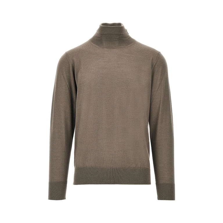 Fine knit turtleneck sweater Man 48
