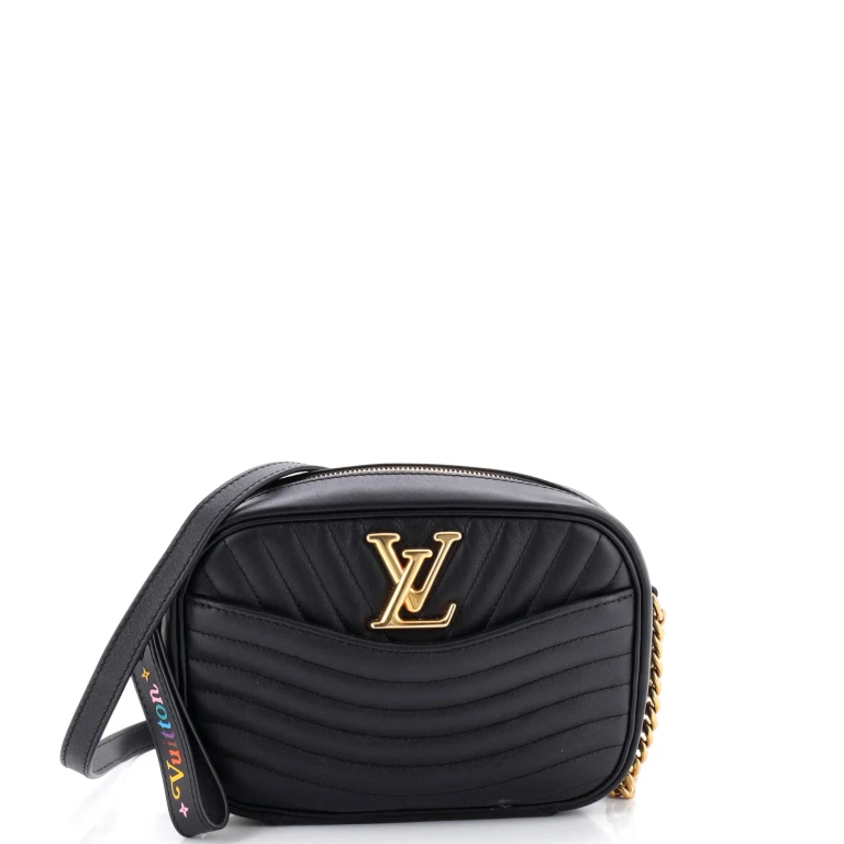 New Wave Camera Bag Quilted Leather