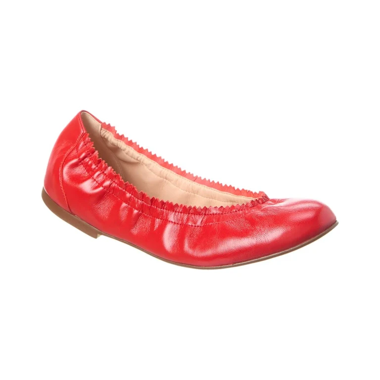 Cecila Leather Flat