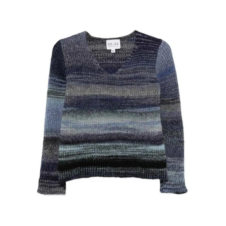 Pull À Col V - Bleu (265751102)