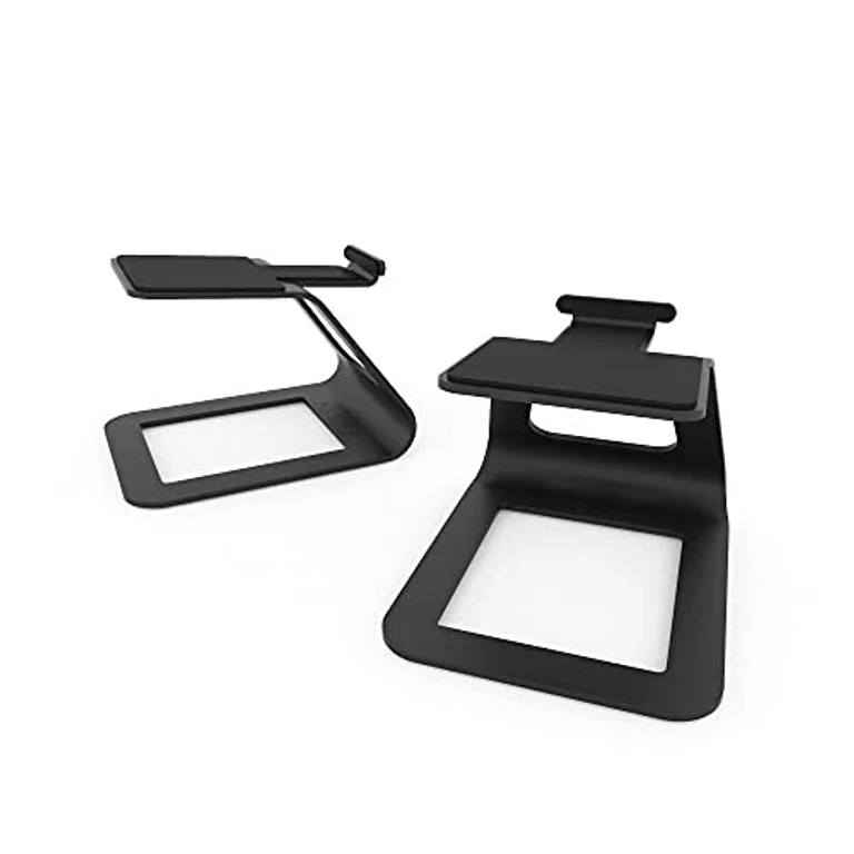 SE2 Elevated Desktop Speaker Stands for Small Speakers & Compact 2"- 3" Studio Monitors (Pair)