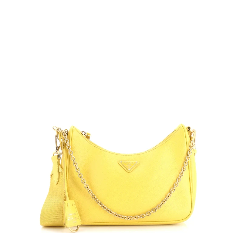 Re-Edition 2005 Shoulder Bag Saffiano Leather Small