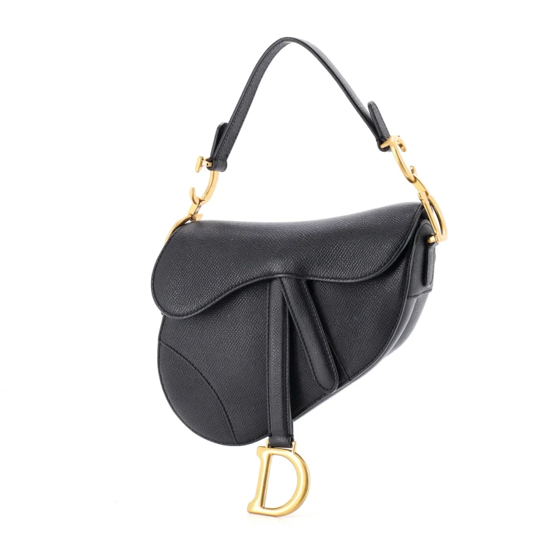 Saddle Handbag Leather Mini