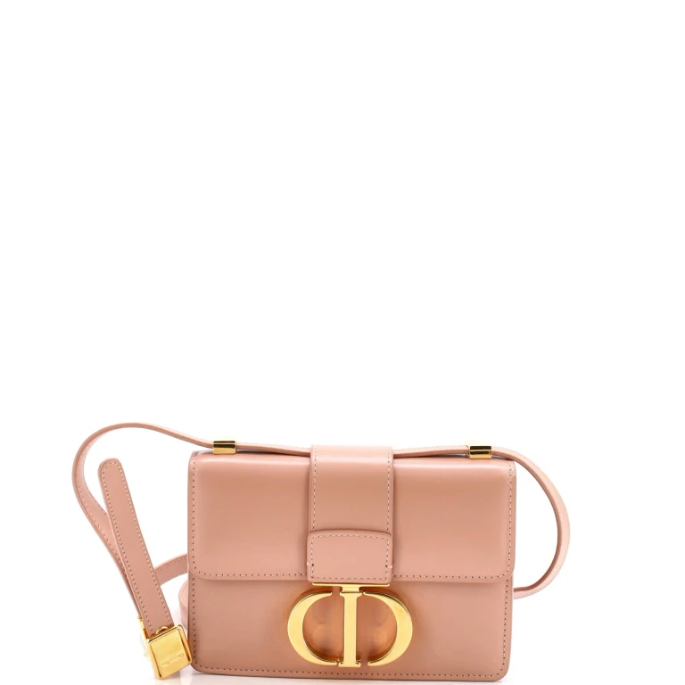 30 Montaigne Flap Bag Leather Micro