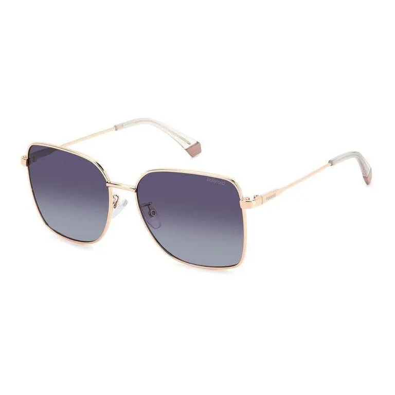 Polarized Grey Shaded Square Ladies Sunglasses PLD 4158/G/S/X 0DDB/WJ 58