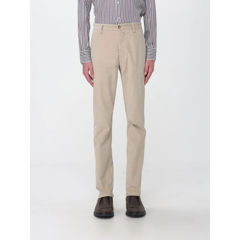Slim Fit Mid-Rise Velvet Trousers (205AD1850965)