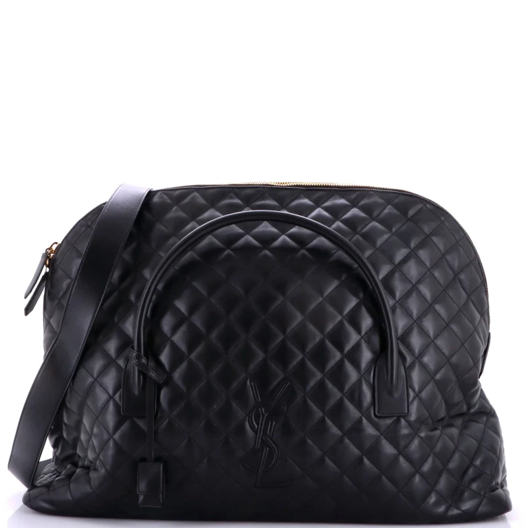 ES Giant Travel Bag Quilted Leather