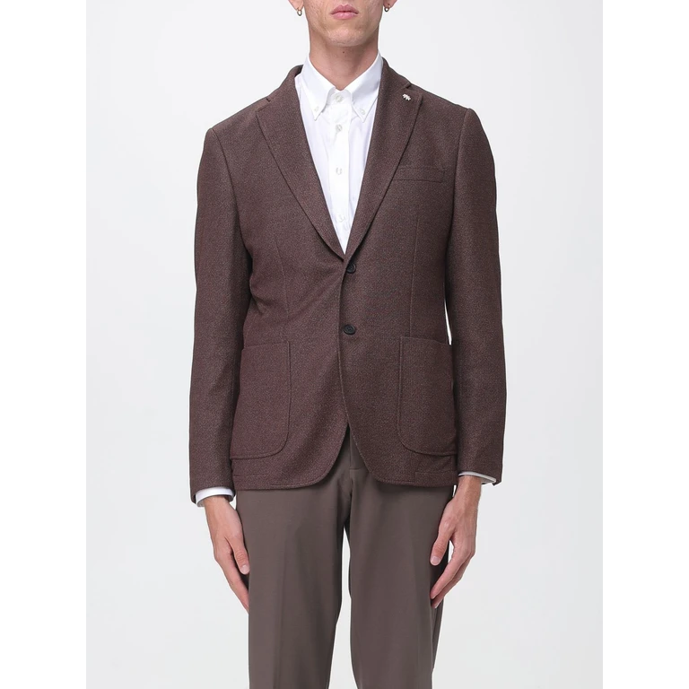 Slim Fit Single-Breasted Viscose Blend Blazer with Peak Lapels (4132G2900MC26376438)