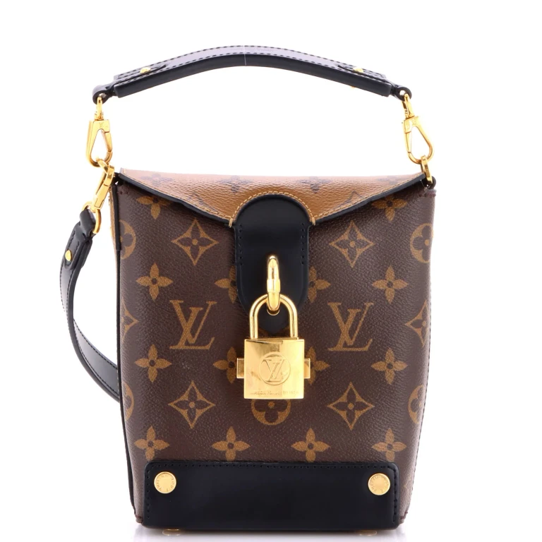 Bento Box Handbag Reverse Monogram Canvas