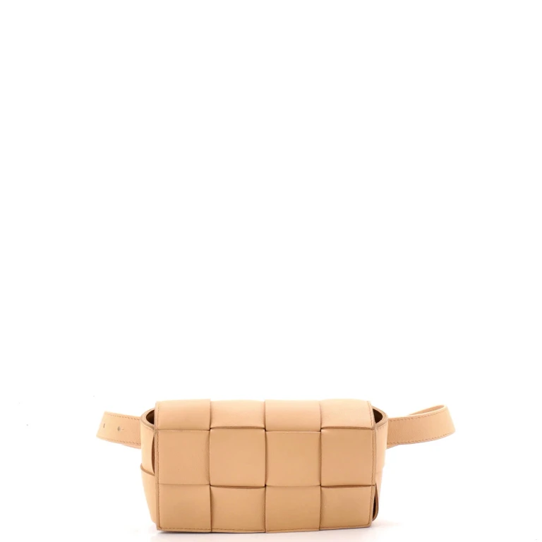 Cassette Belt Bag Maxi Intrecciato Leather