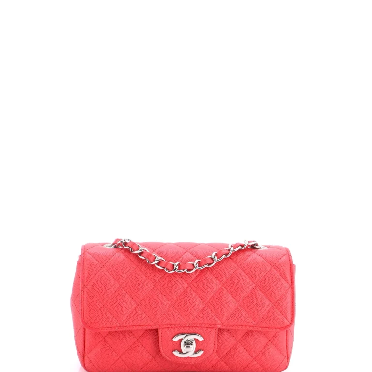Classic Single Flap Bag Quilted Caviar Mini