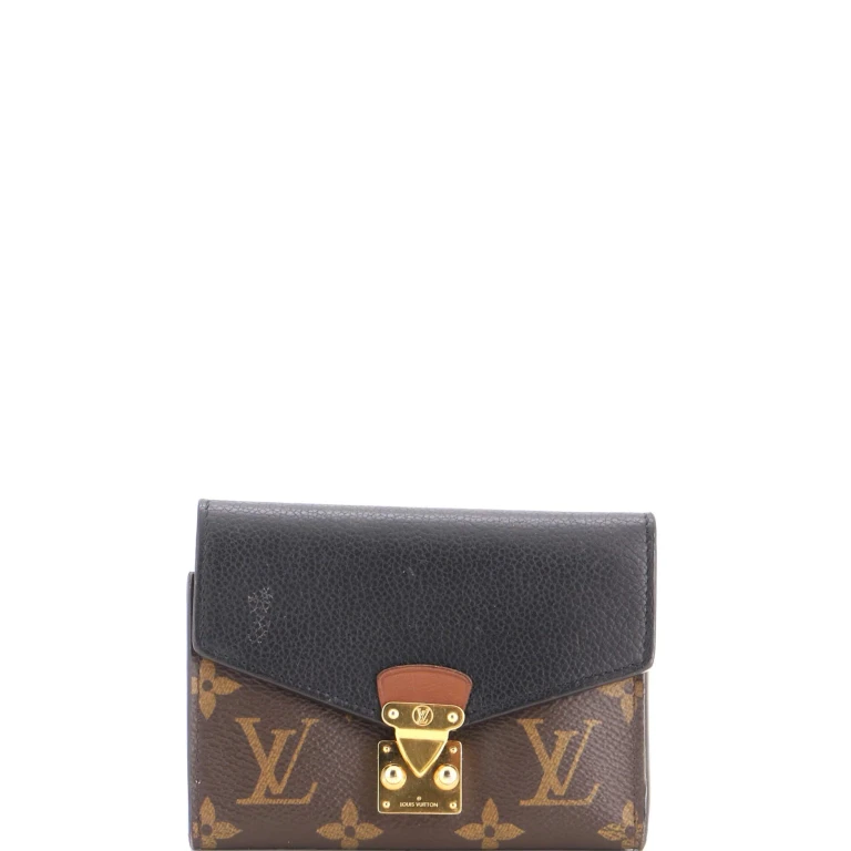 Pallas Wallet NM Monogram Canvas and Calfskin Compact
