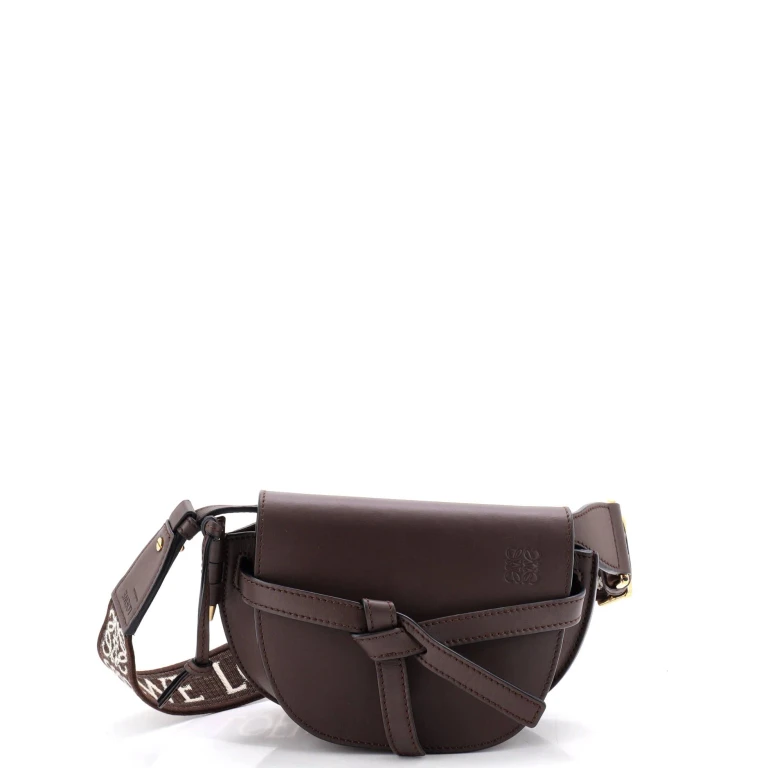 Gate Dual Shoulder Bag Leather Mini