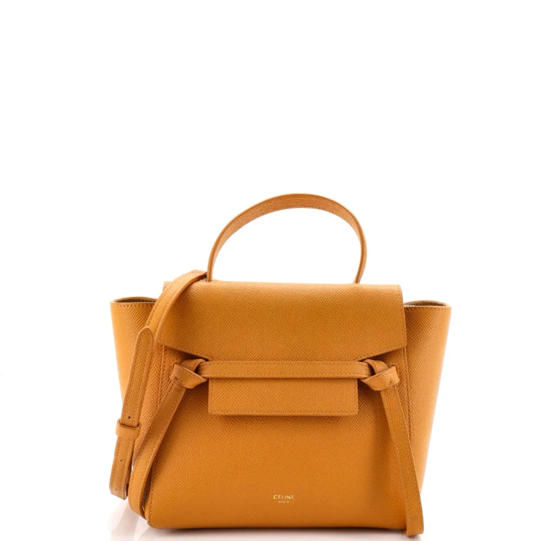 Belt Bag Textured Leather Nano