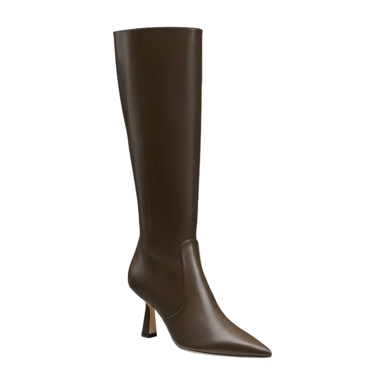 Stuart Supersculpt Zip Leather Boot 75