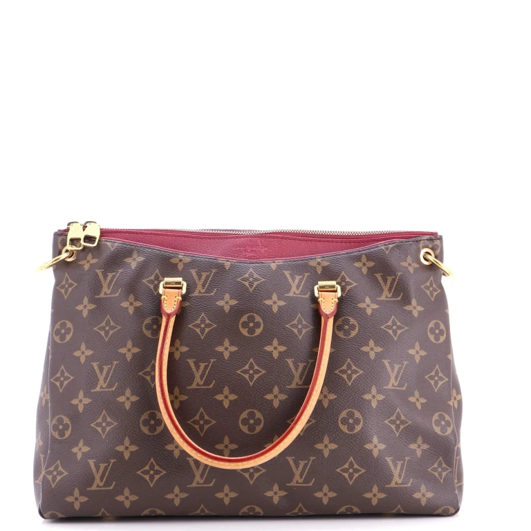 Pallas Tote Monogram Canvas with Leather