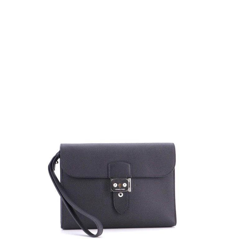 Sac a Depeches Wristlet Pouch Epsom 24